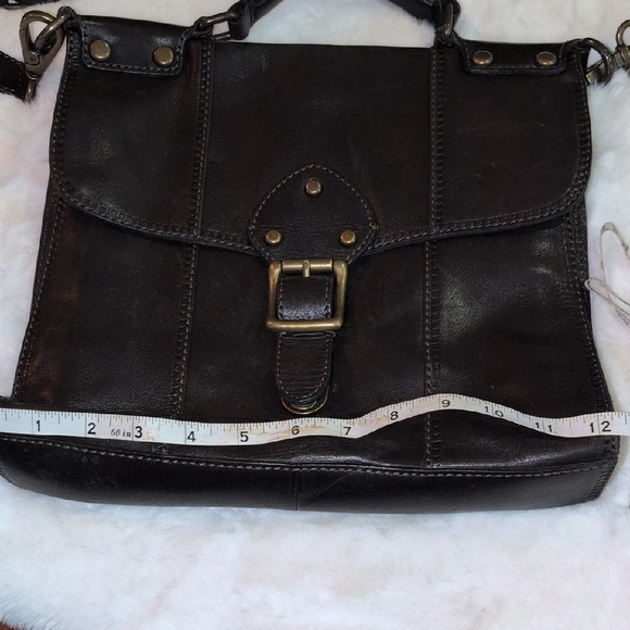 Fossil Leather Crossbody Bag With Handle - Picture 10 of 12